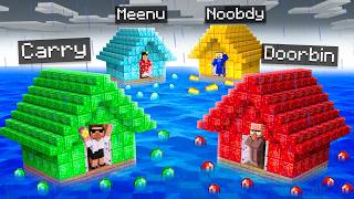 WATER HOUSE BATTLE CHALLENGE IN MINECRAFT...