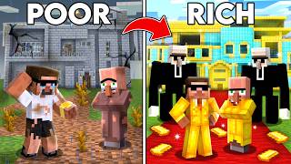 From Poor to Rich Mansion in Minecraft..